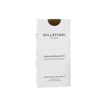 Ambientador Spray Sândalo Bergamotto Millefiori Milano