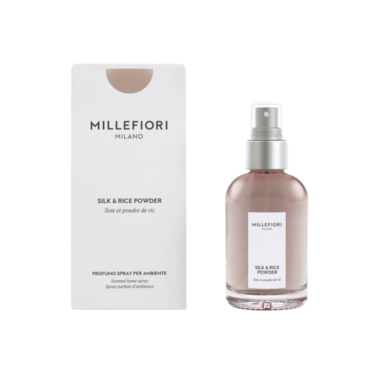Ambientador Spray Silk & Rice Powder Millefiori Milano