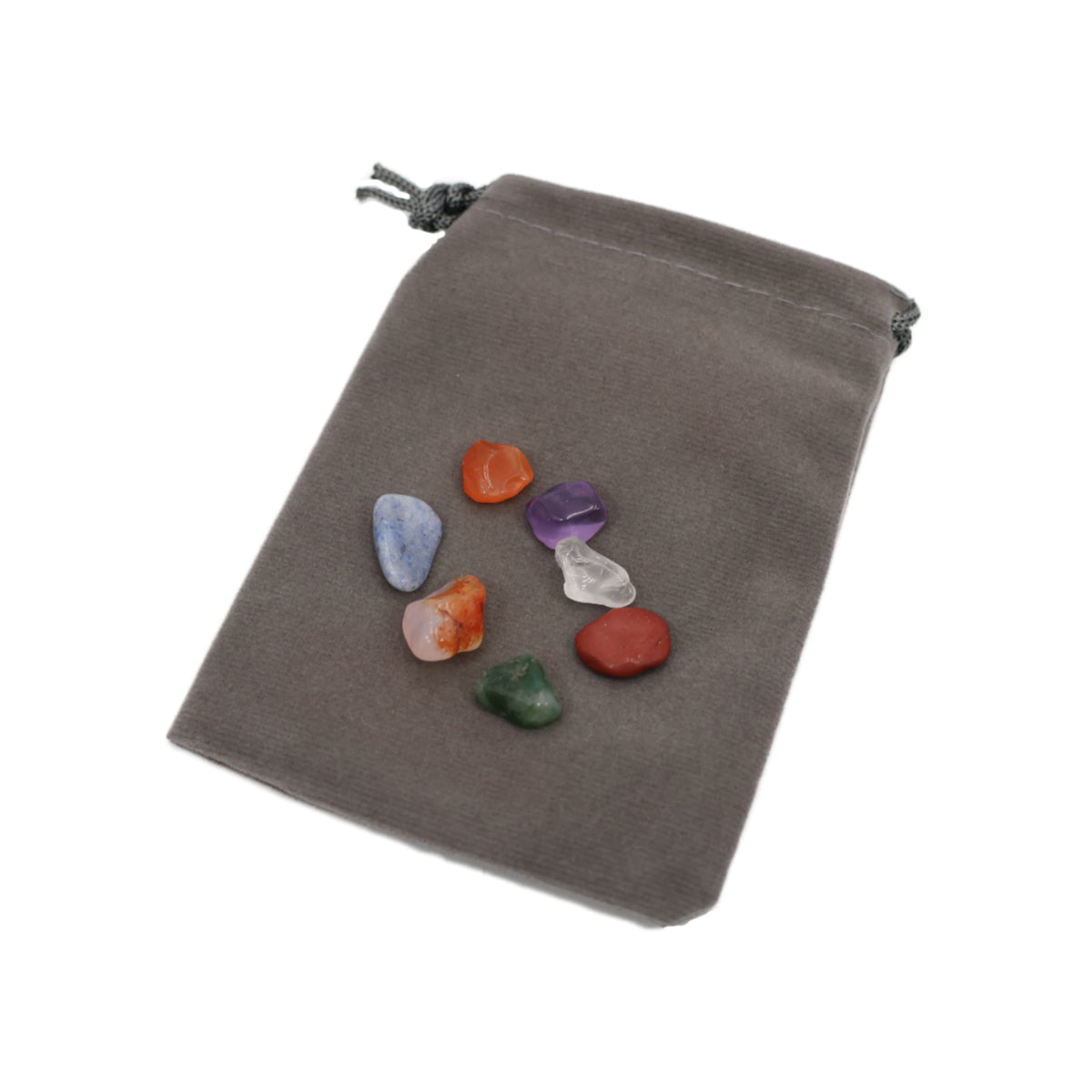 Kit 7 Chakras Rolado com Bolsa