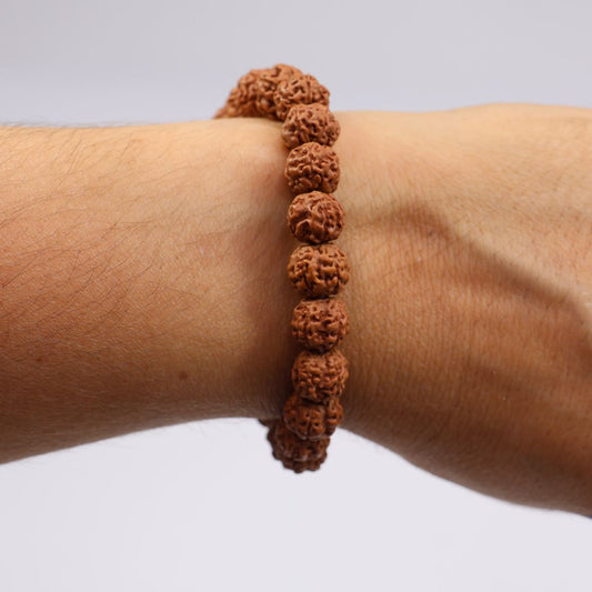 Pulseira Sementes Rudraksha