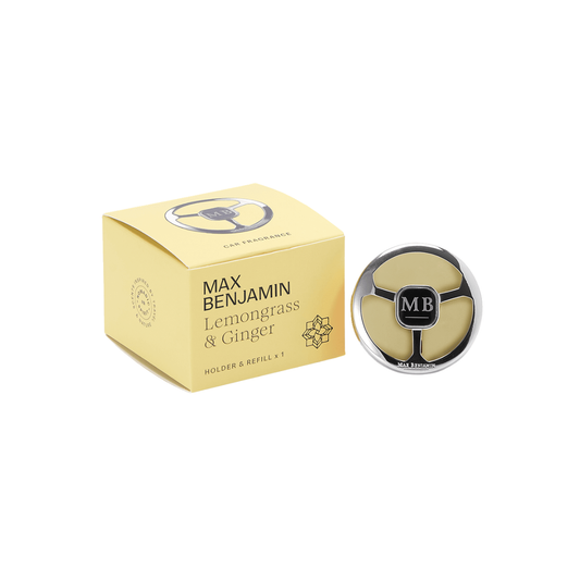 Ambientador Carro Lemongrass & Ginger Max Benjamin