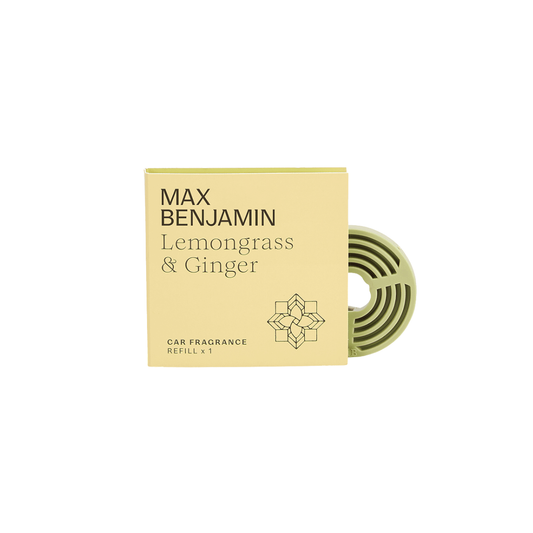 Recarga Ambientador Carro Lemongrass & Ginger Max Benjamin
