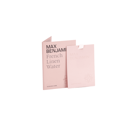 Cartão  Perfumado French Linen Water Max Benjamim