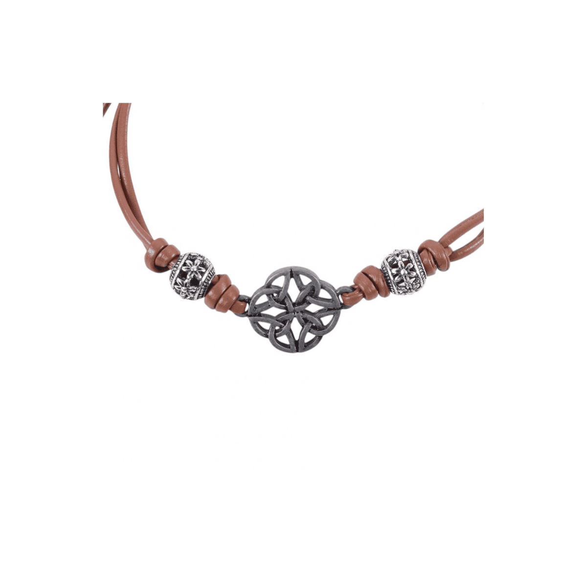 Pulseira Brown Celtic Shield Knot