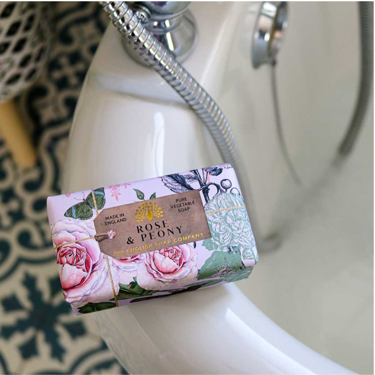 Sabonete Rose & Peony The English Soap