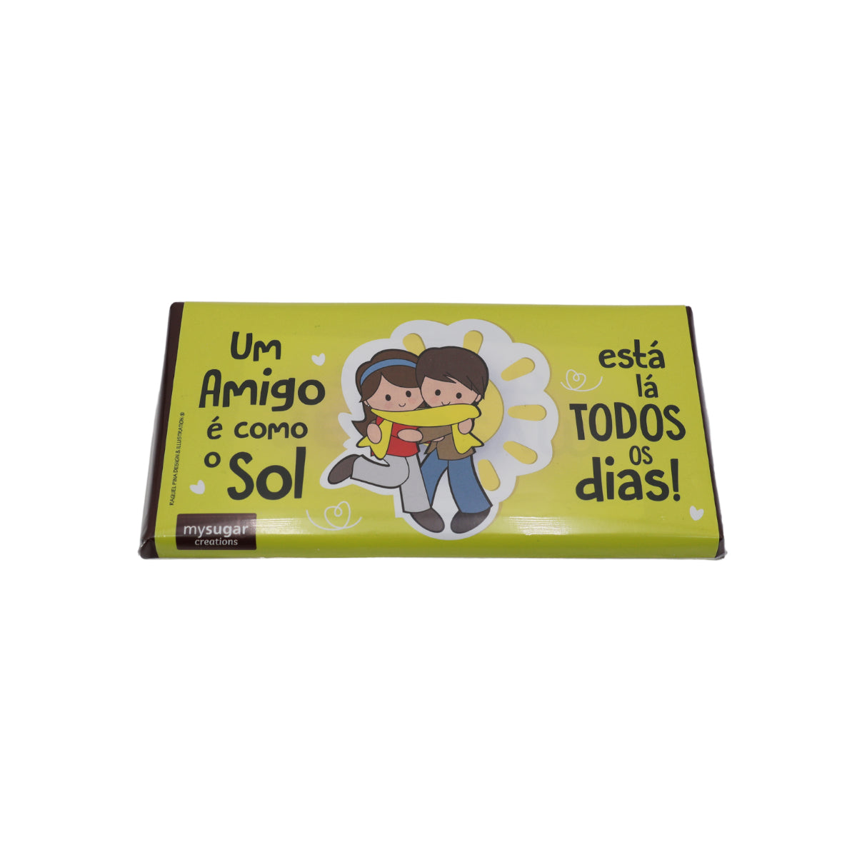 Tablet Chocolate Frase "Um Amigo é como o Sol..." mySugar