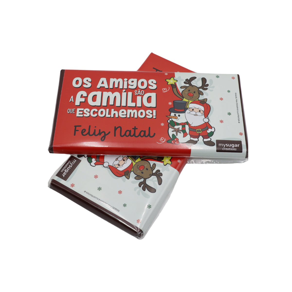 Tablet Chocolate Frase "Amigos são a família..." mySugar