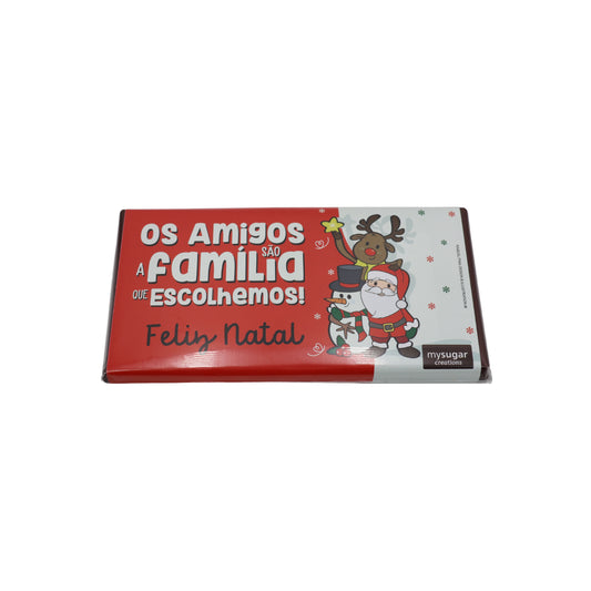 Tablet Chocolate Frase "Amigos são a família..." mySugar