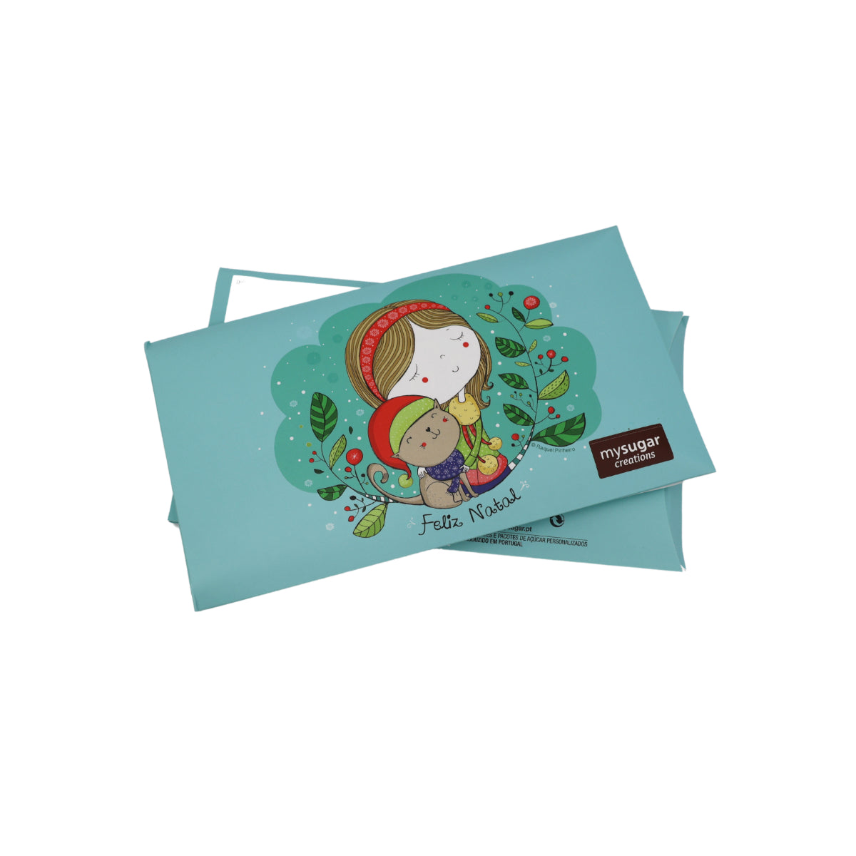 Envelope Chocolate Frase "Feliz Natal" mySugar