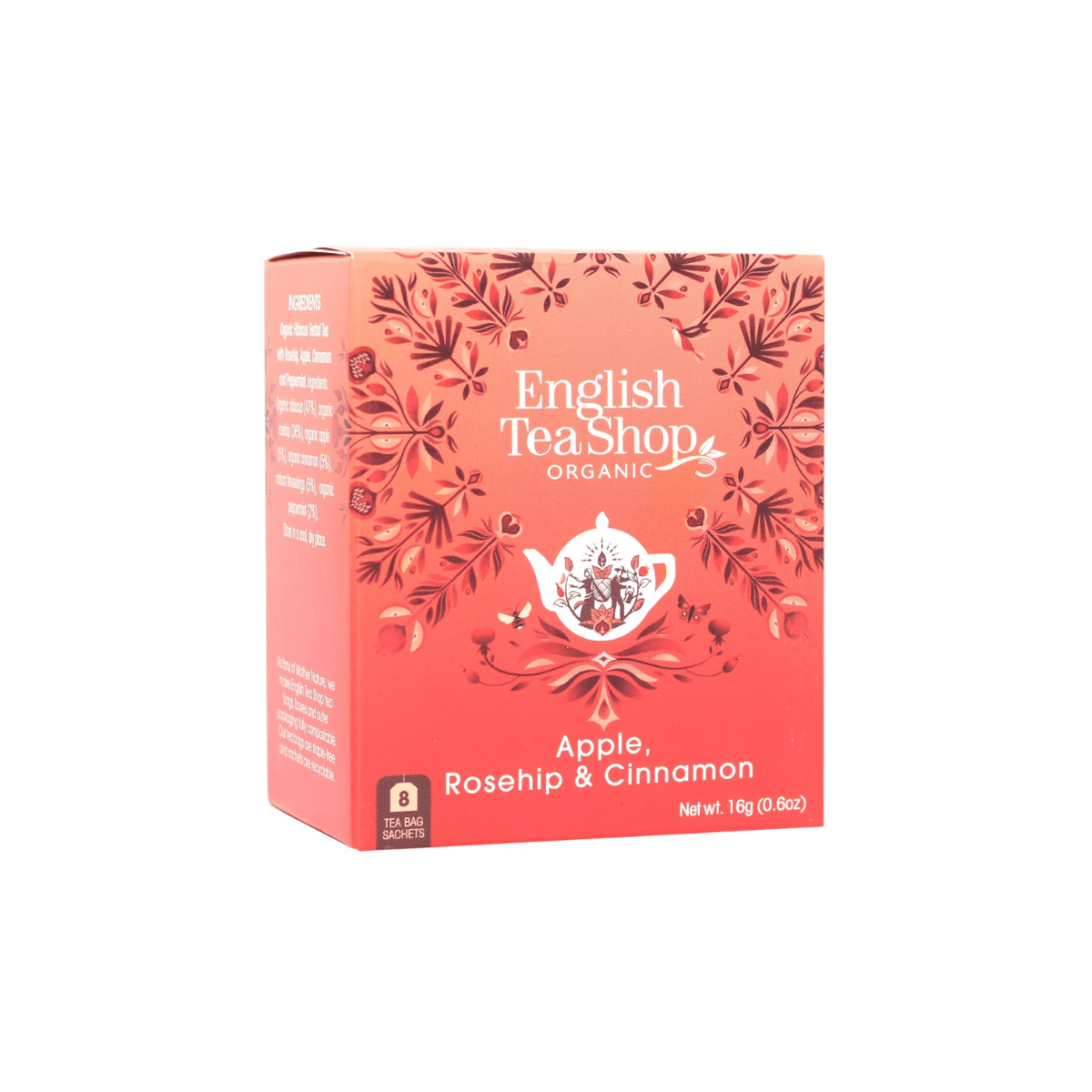 Chá Apple, Rosehip & Cinnamon English TeaShop Organic
