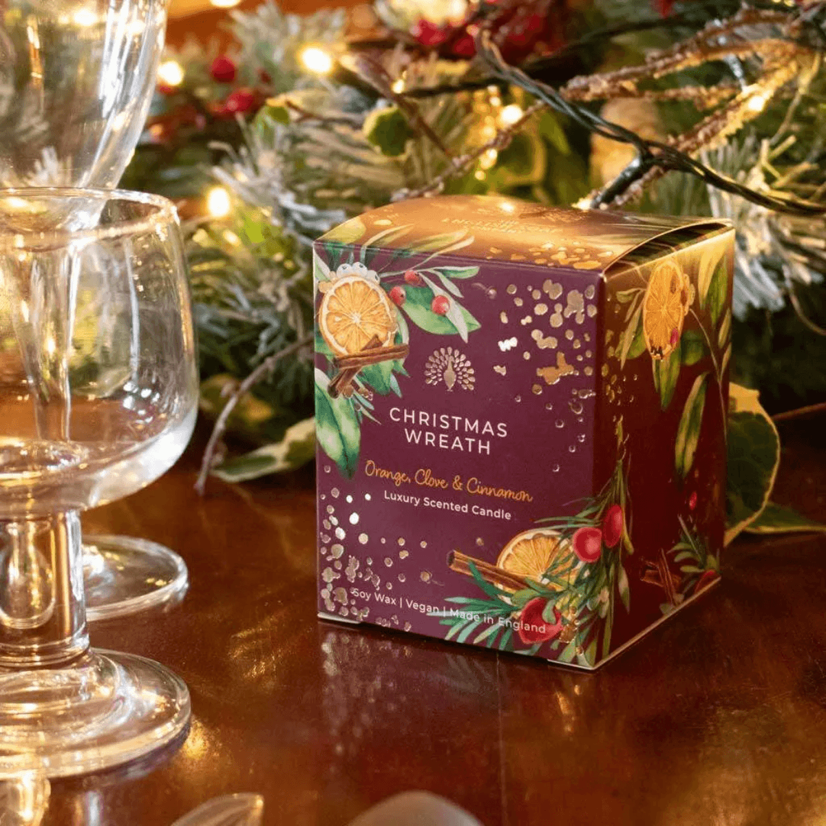 Vela Natal Christmas Wreath The English Soap