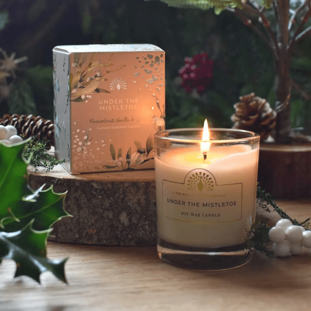 Vela Natal Under The Mistletoe The English Soap