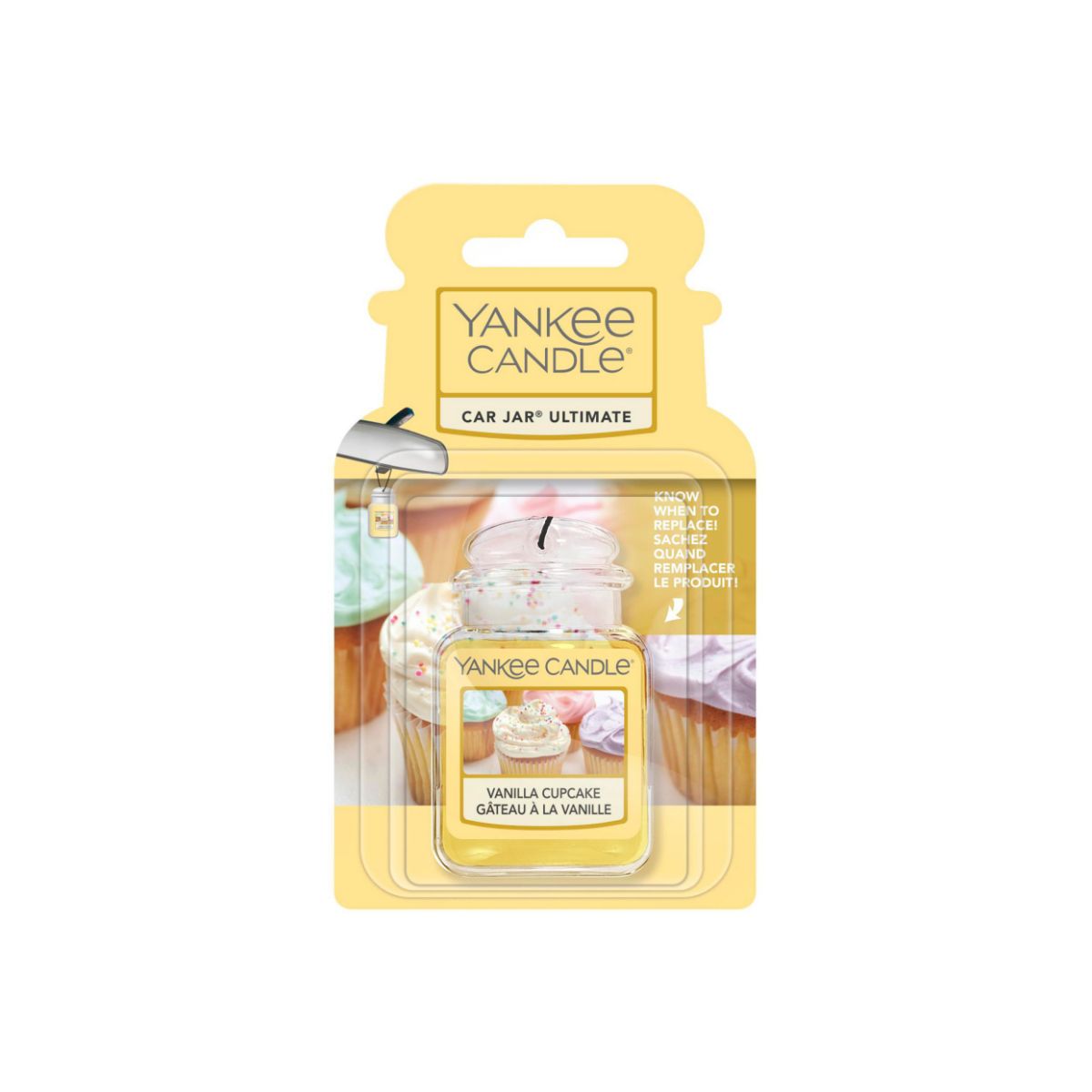 Ambientador Carro Gel Vanilla Cupcake Yankee Candle