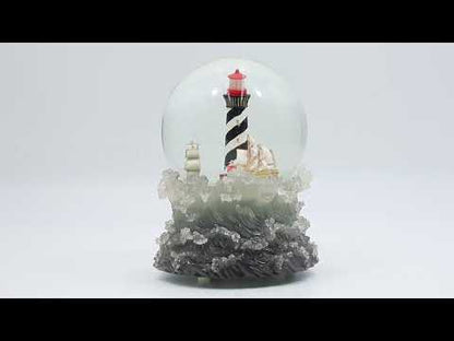 Globe Lighthouse Music Box Musicboxworld