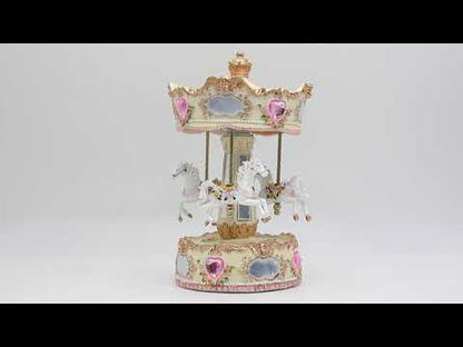 Caja de música de caballos de carrusel Musicboxworld