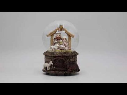 Globo de Neve com Música Sagrada Família Musicboxworld