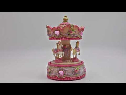 Carousel Heart Music Box Musicbxoworld
