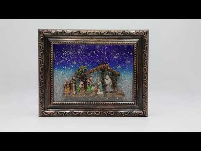 Caixa de Música Moldura com Sagrada Família Musicboxworld