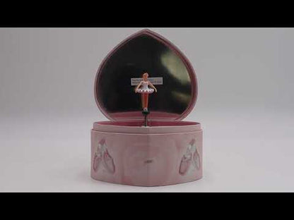 Bailarina Trousselier Cofre Corazón Caja de Música