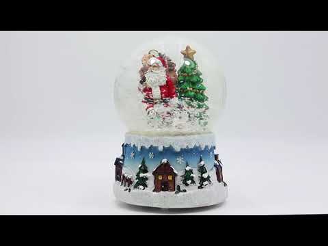 Snow Globe with Santa Claus Music