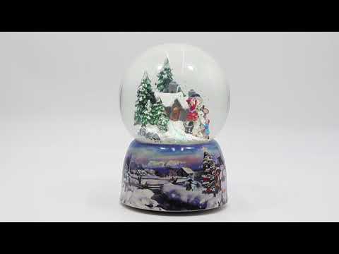 Snow Globe with Snowman Music