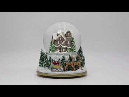 Globo de Neve com Música Cidade de Natal Musicboxworld