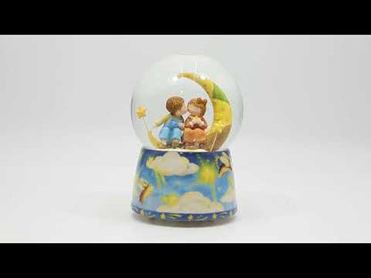 Globo Meninos e Lua Music Box Musicboxworld