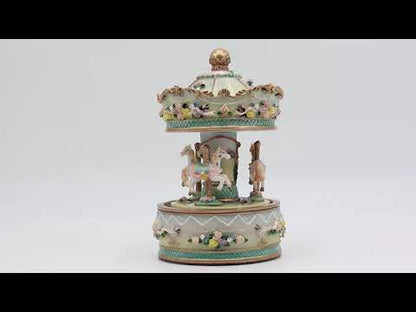 Caja de música de caballos de carrusel Musicboxworld
