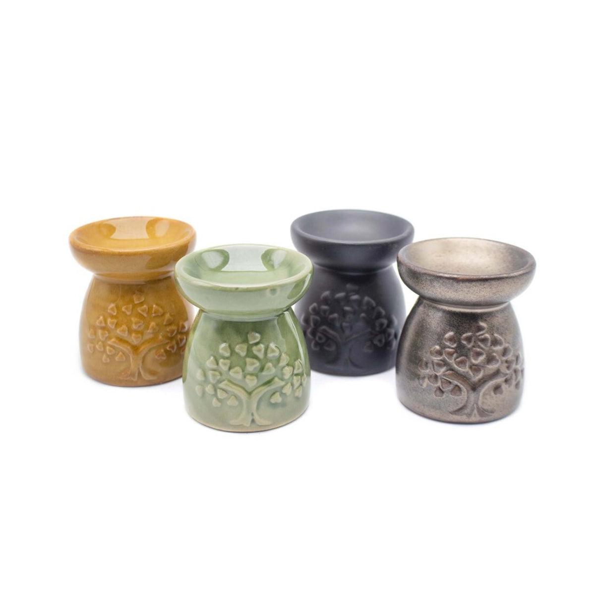 Queimador de cerâmica em forma de árvore 7cm para wax melts e óleos