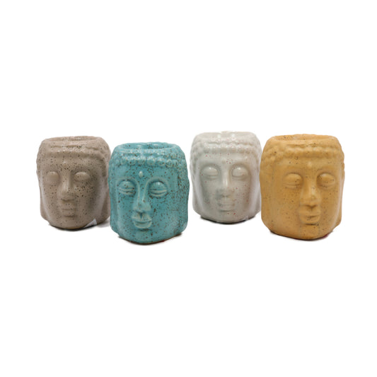 Queimador de cerâmica Buda 8cm para wax melts e óleos perfumados