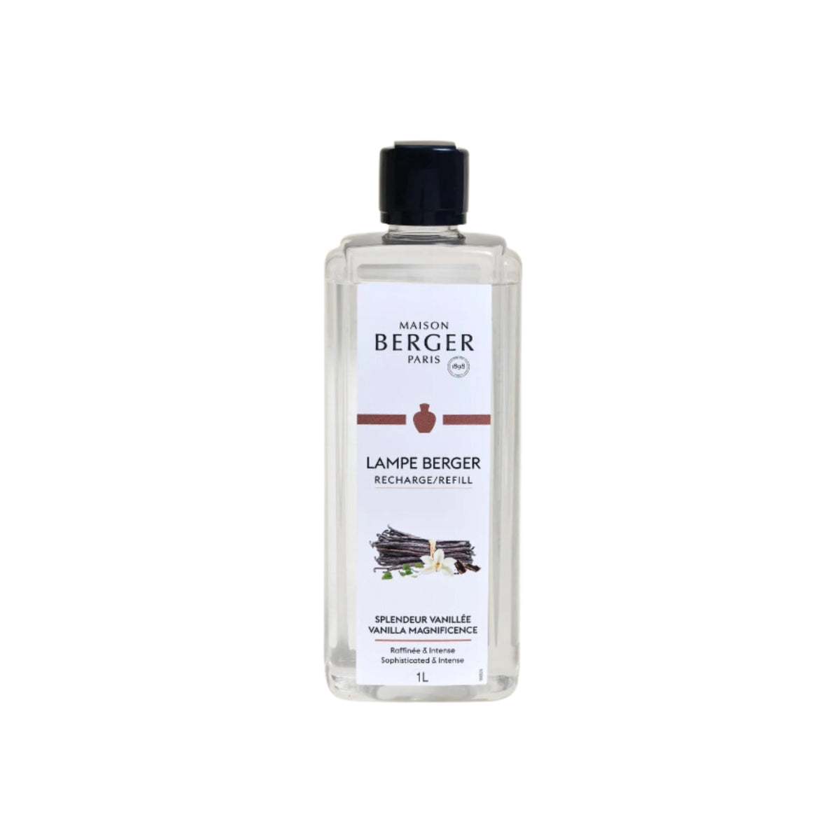 Recarga Vanilla Magnificence Maison Berger para lâmpada catalítica com aroma oriental de baunilha 1l