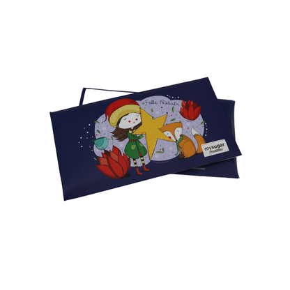 Envelope Chocolate Frase "Feliz Natal" mySugar