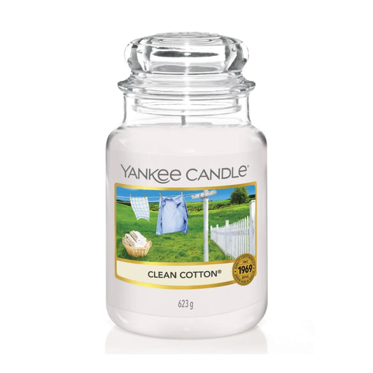 Vela Clean Cotton Yankee Candle