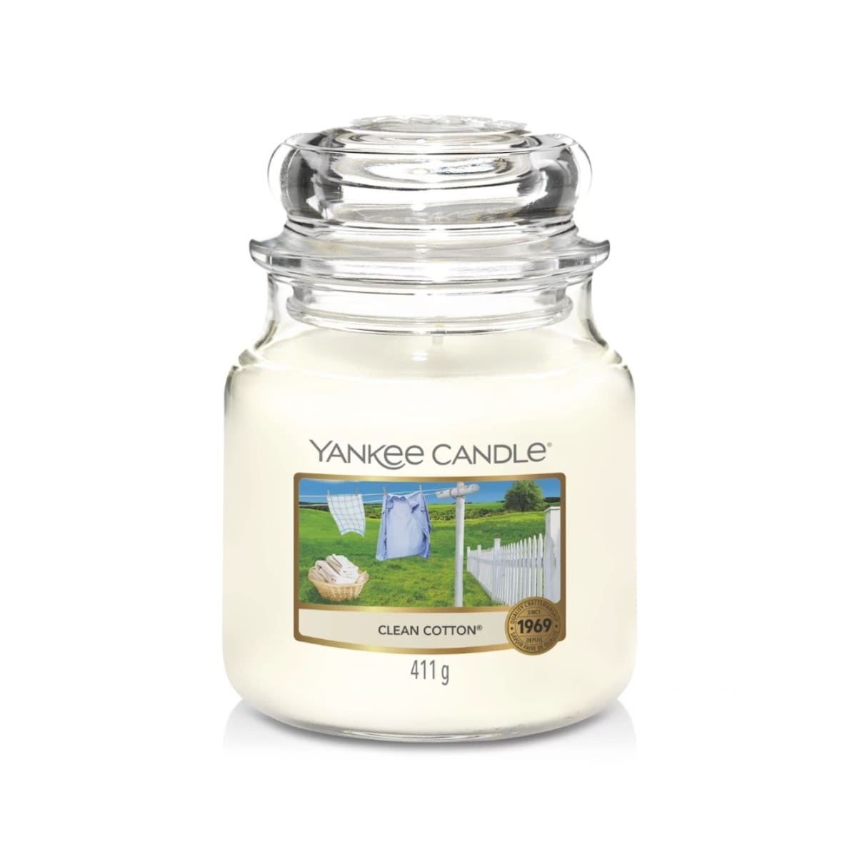 Vela Clean Cotton Yankee Candle