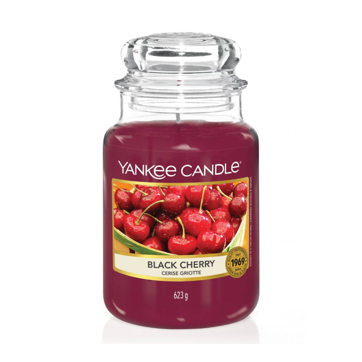 Vela Black Cherry Yankee Candle