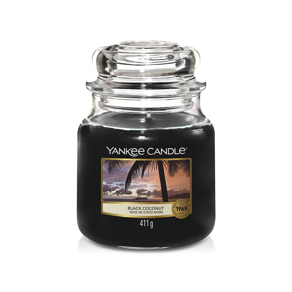Vela Black Coconut Yankee Candle
