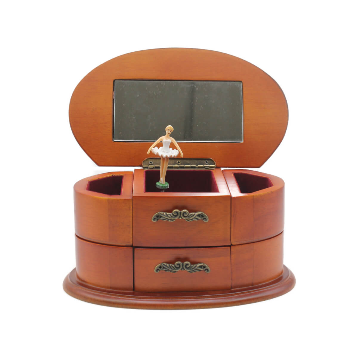 Caixa de Música Baú com Gavetas Musicboxworld