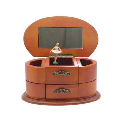 Caixa de Música Baú com Gavetas Musicboxworld