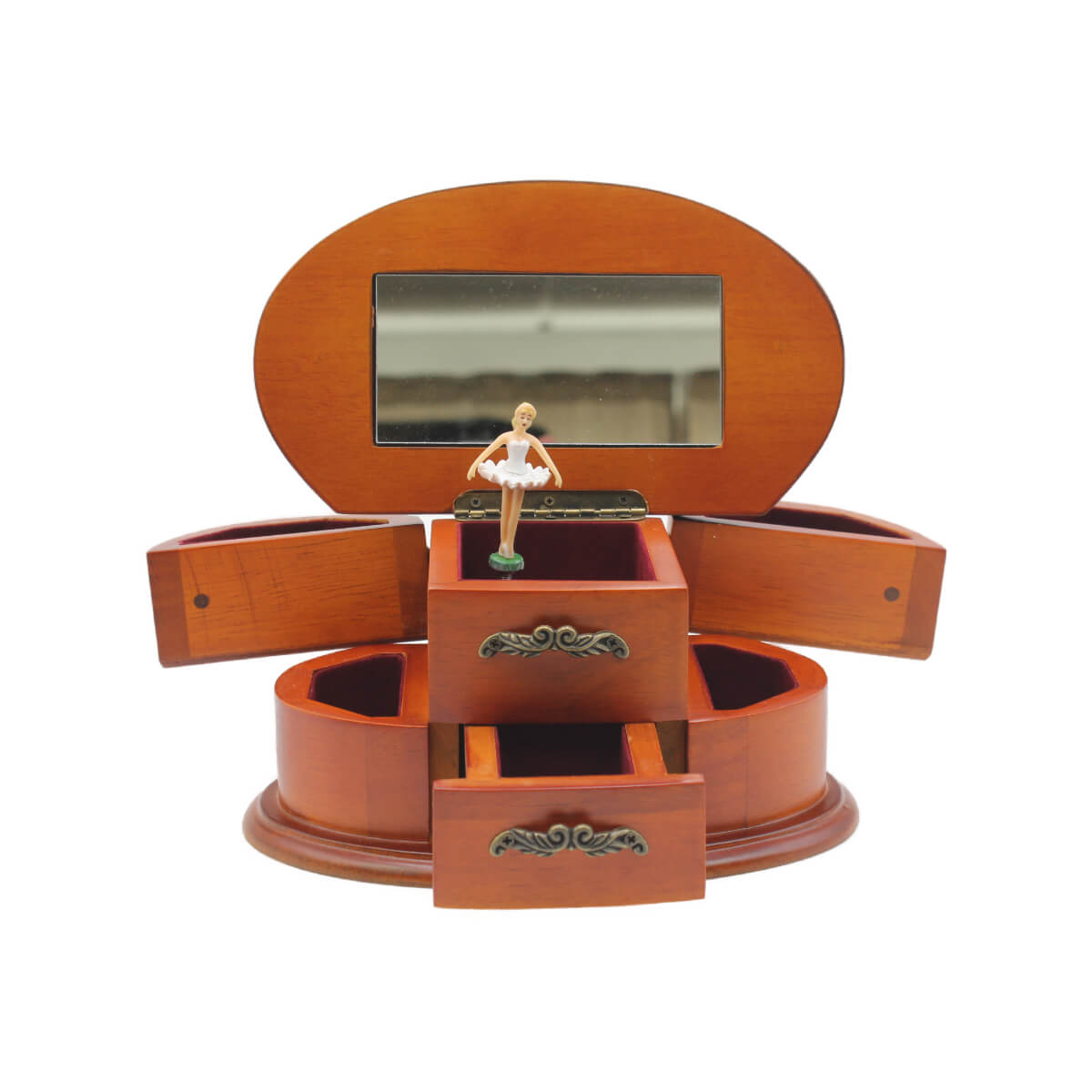 Caixa de Música Baú com Gavetas Musicboxworld