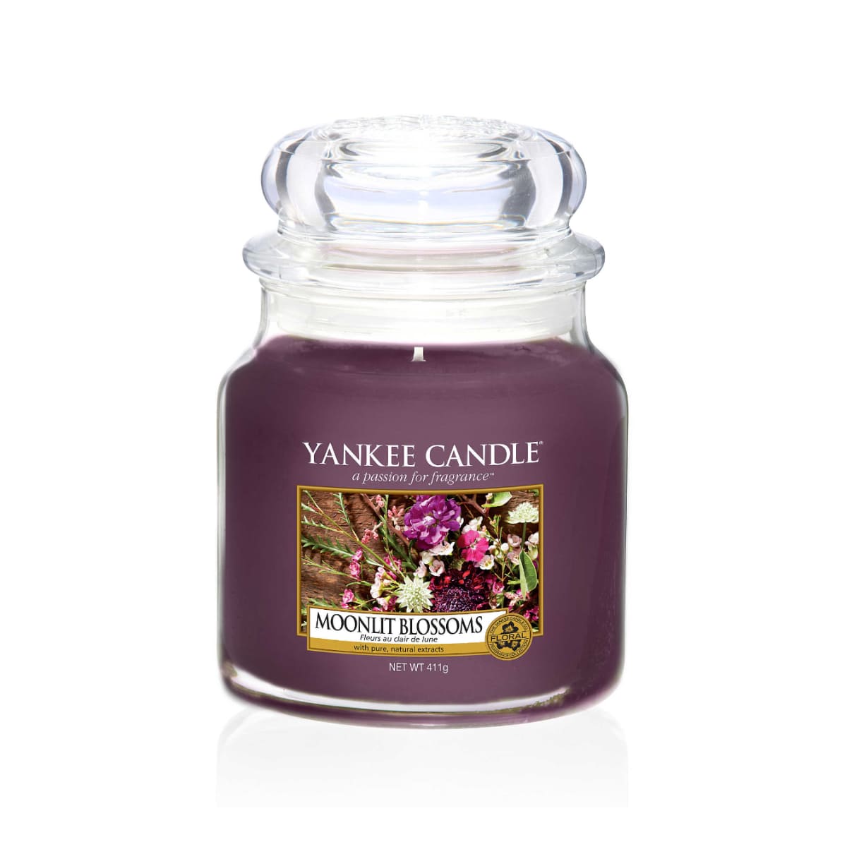 Vela Yankee Candle Flores iluminadas por la luna