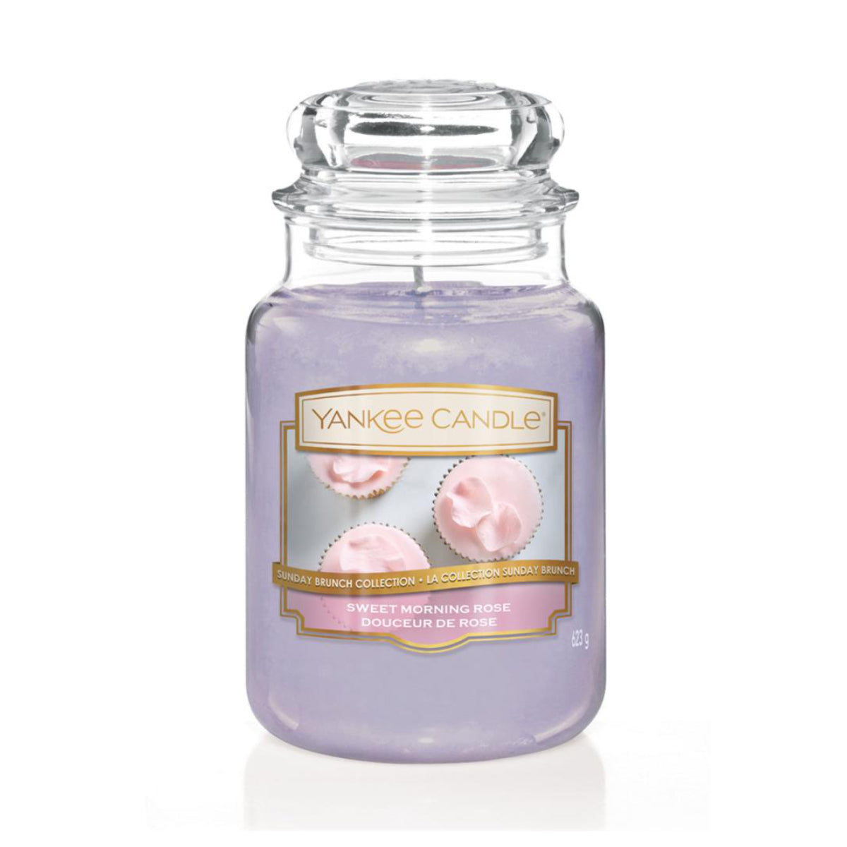 Vela Sweet Morning Rose Yankee Candle