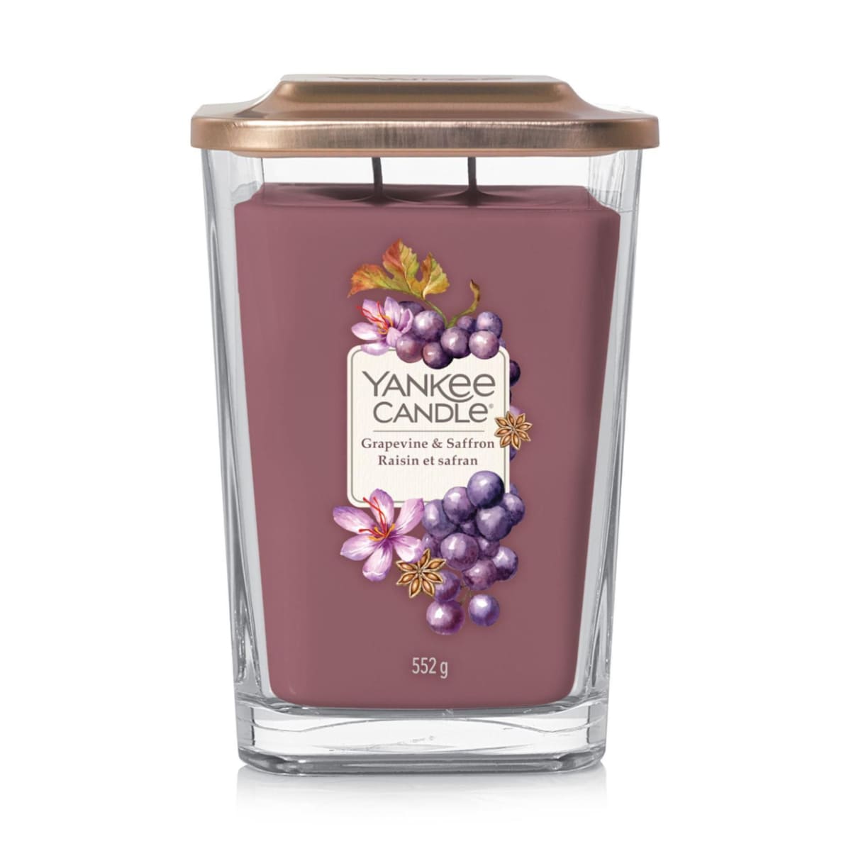 Vela Grapevine & Saffron Elevation Yankee Candle