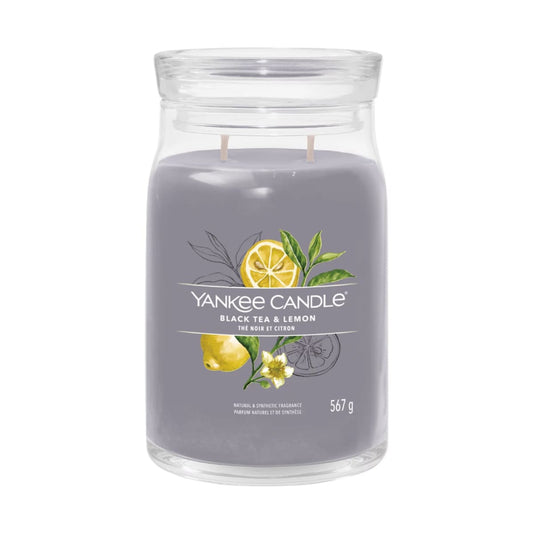 Vela Black Tea & Lemon Yankee Candle