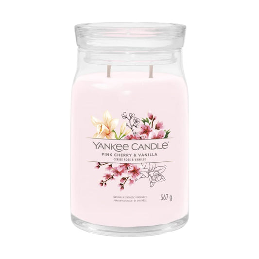 Vela Pink Cherry & Vanilla Yankee Candle