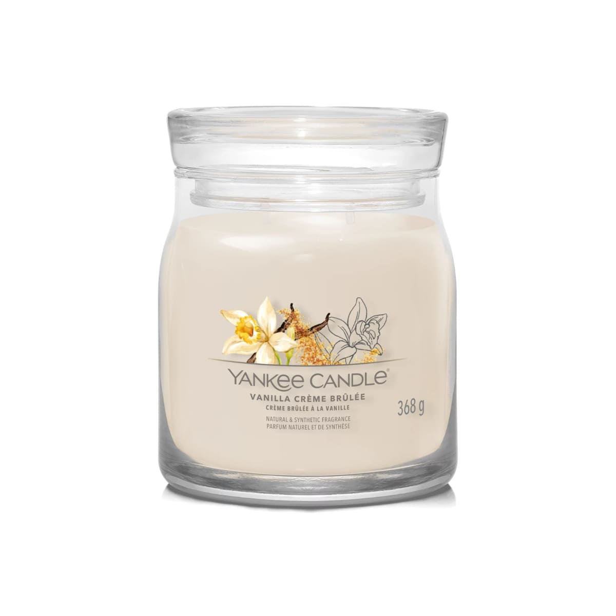 Vela Vanilla Crème Brûlée Yankee Candle
