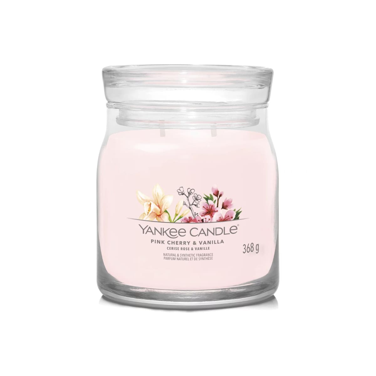 Vela Pink Cherry & Vanilla Yankee Candle