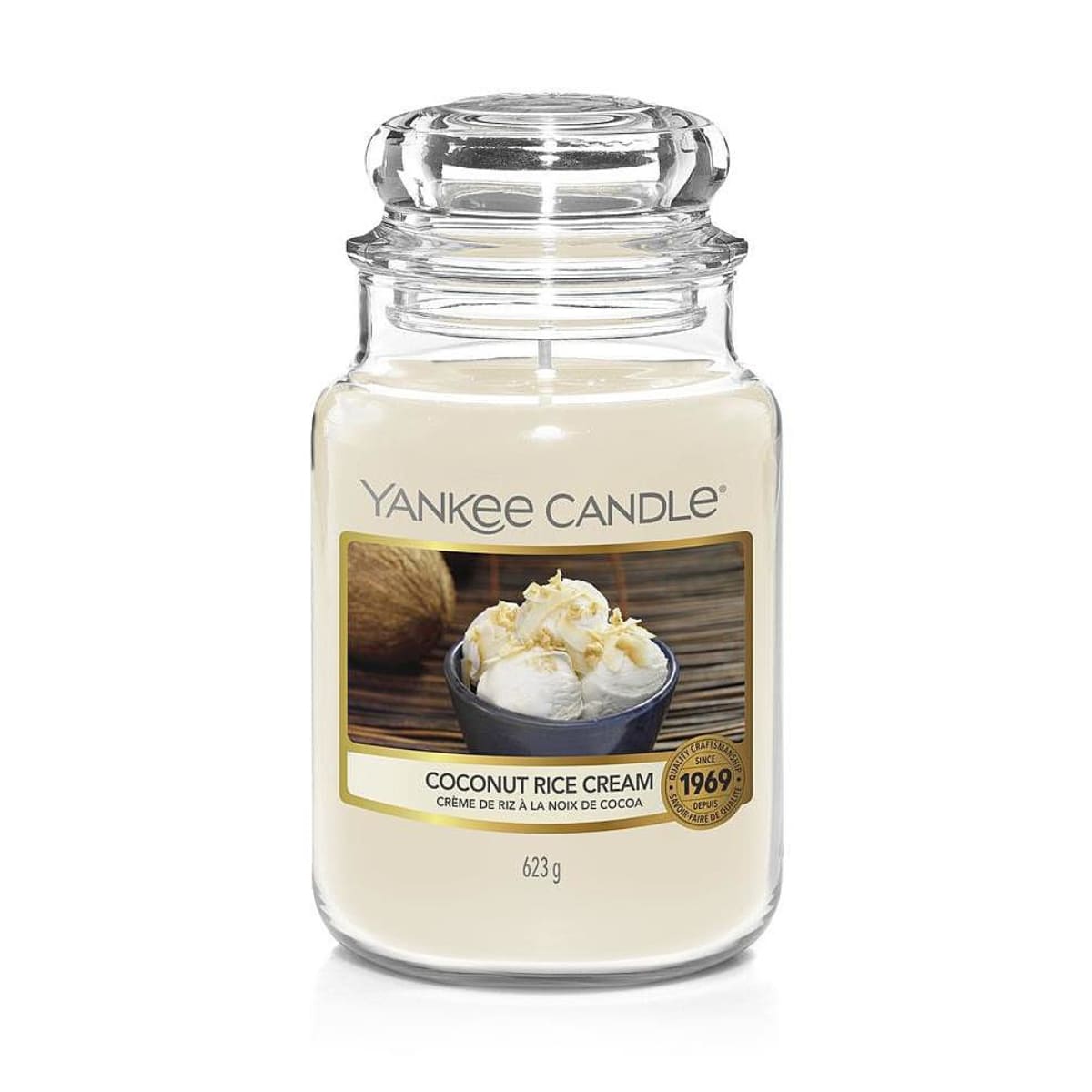 Vela Coconut Rice Cream Yankee Candle