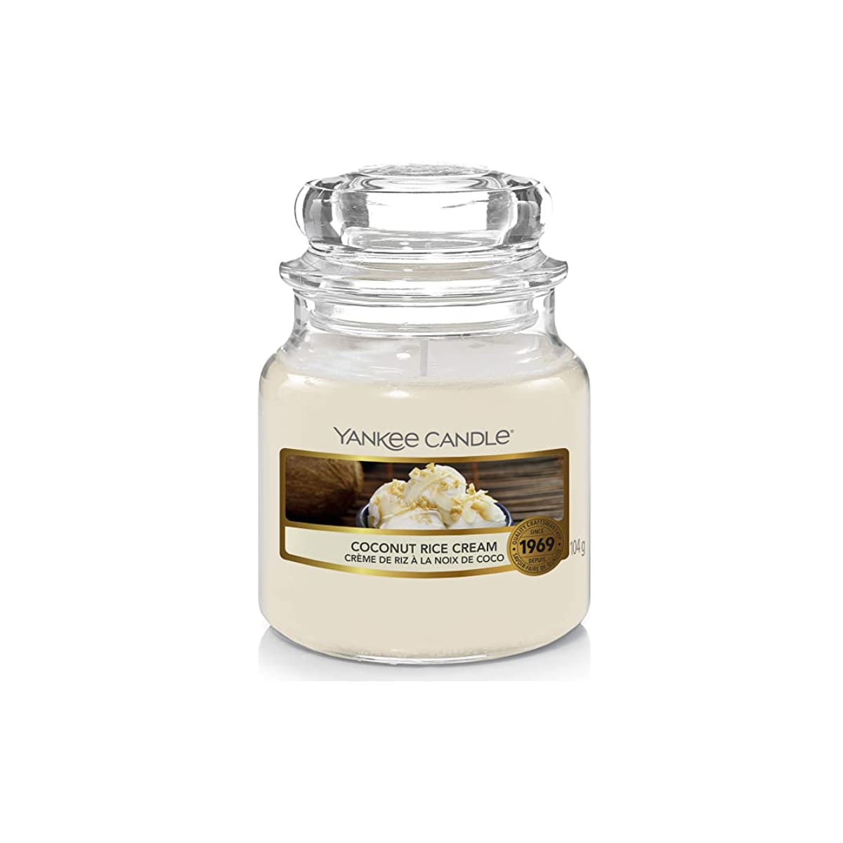 Vela Coconut Rice Cream Yankee Candle