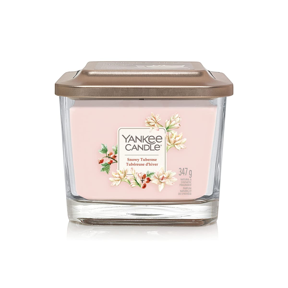 Vela Snowy Tuberose Elevation Yankee Candle