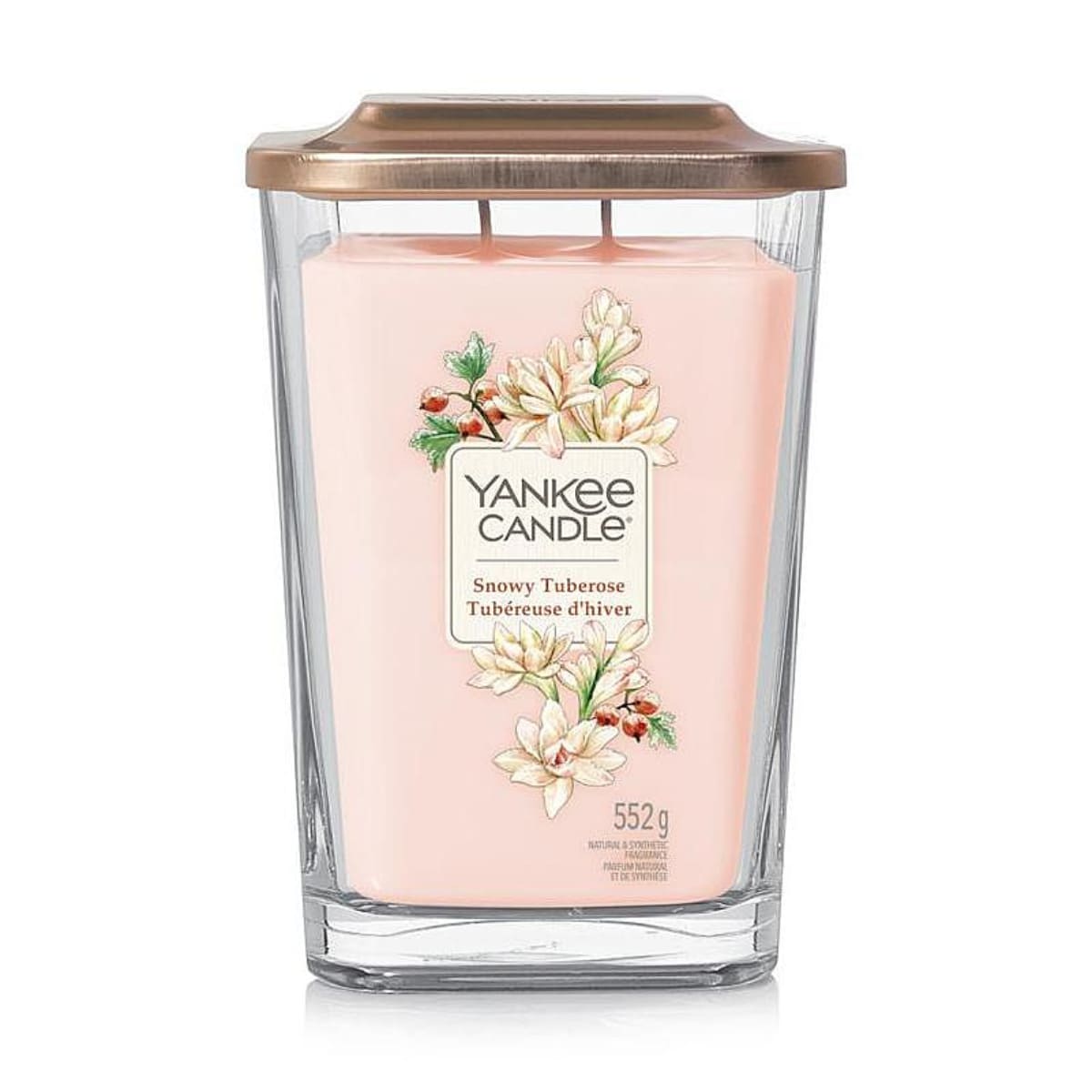 Vela Snowy Tuberose Elevation Yankee Candle